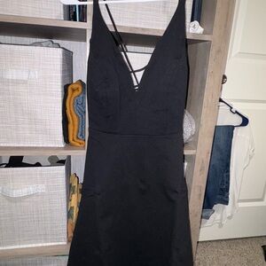 NWT Lulu's Chic Black Backless Dress